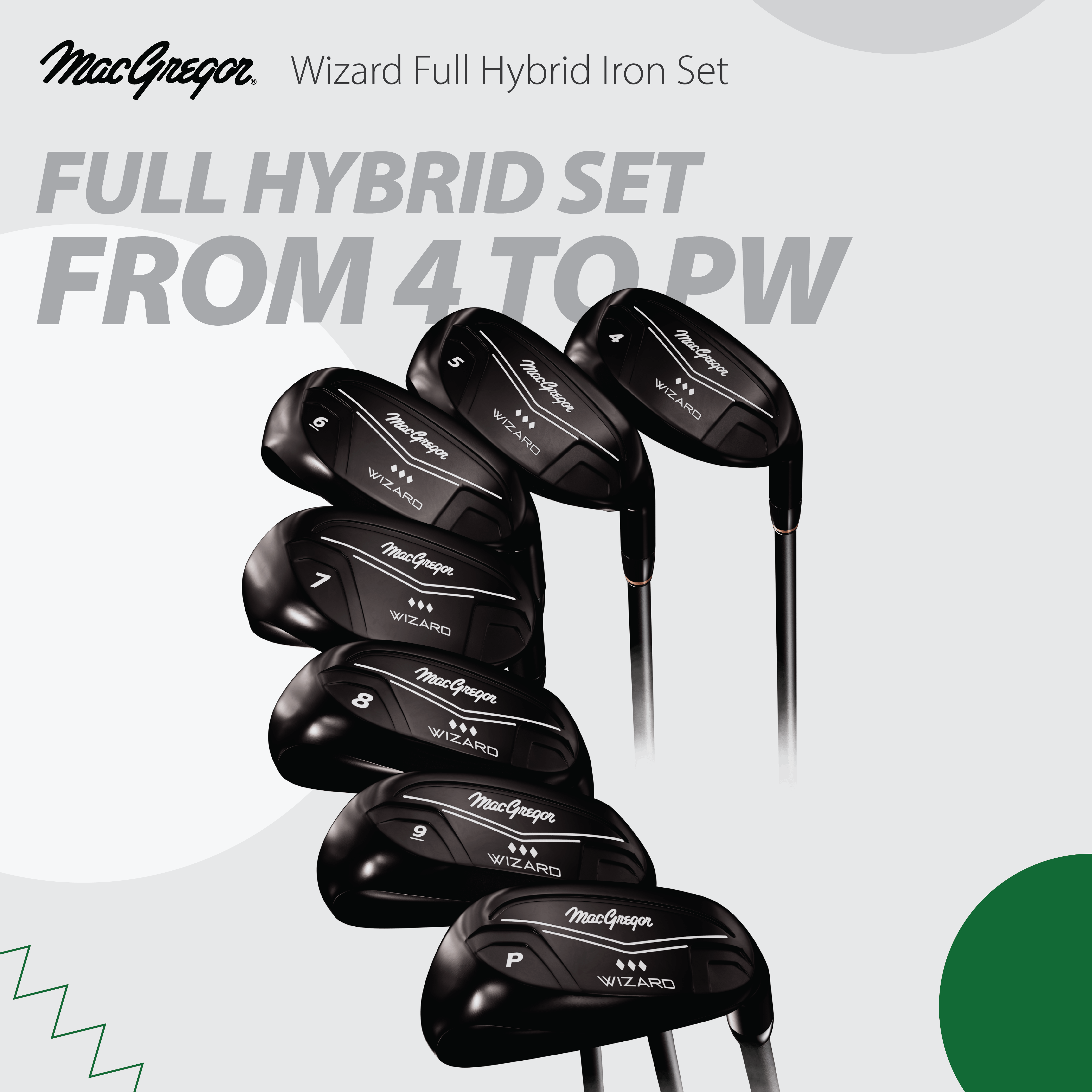 Wizard Full Hybrid Iron Set