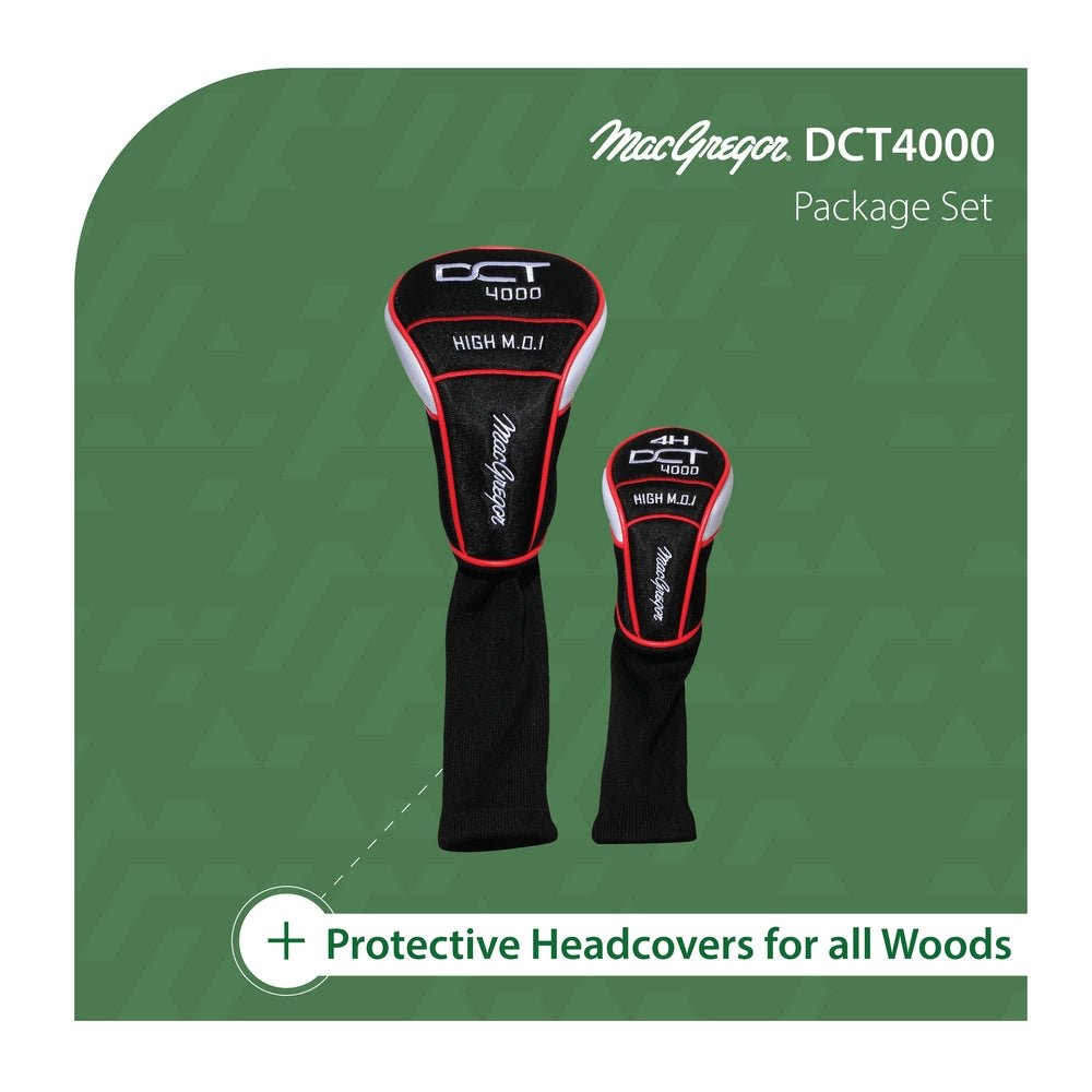 MacGregor Golf DCT4000 Golf Clubs Set with Bag, Mens Right Hand (6 Clubs / 9 Pieces)