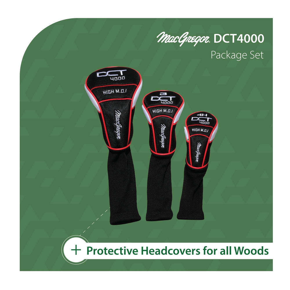 MacGregor Golf DCT4000 Golf Clubs Set with Bag, Mens Left Hand (9 Clubs / 13 Pieces)