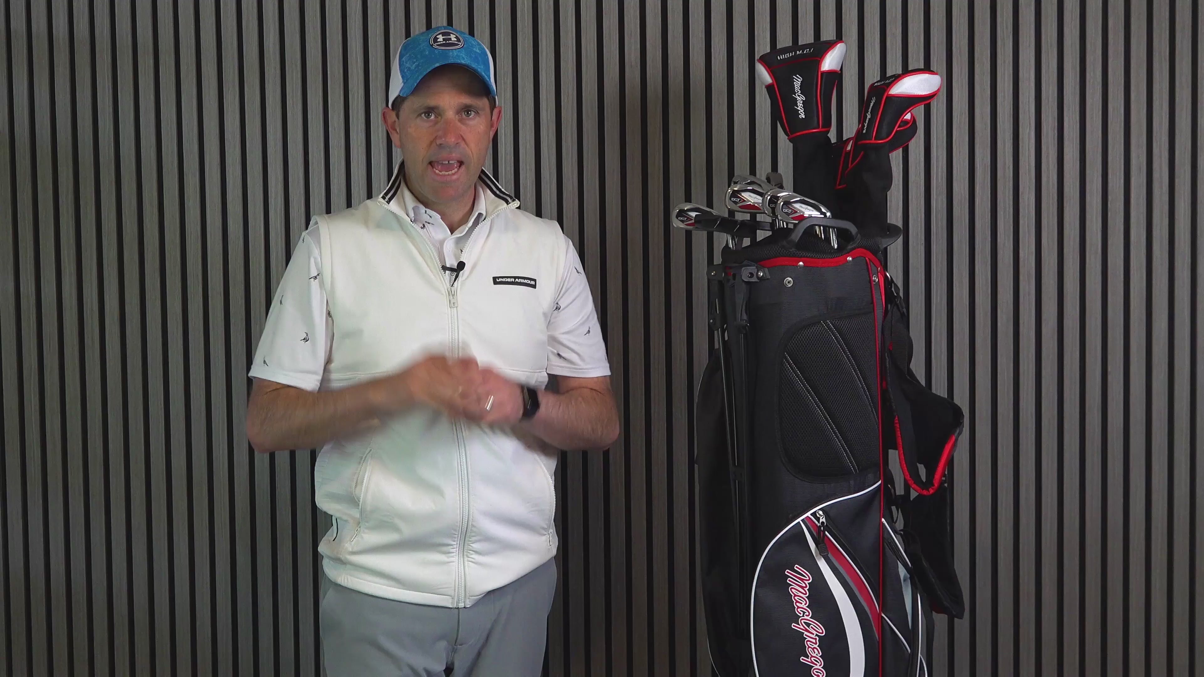 MacGregor Golf DCT4000 Golf Clubs Set with Bag, Mens Right Hand (12 Clubs / 16 Pieces)