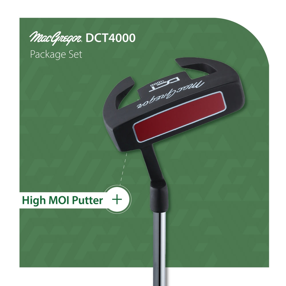 MacGregor Golf DCT4000 Golf Clubs Set with Bag, Mens Left Hand (9 Clubs / 13 Pieces)