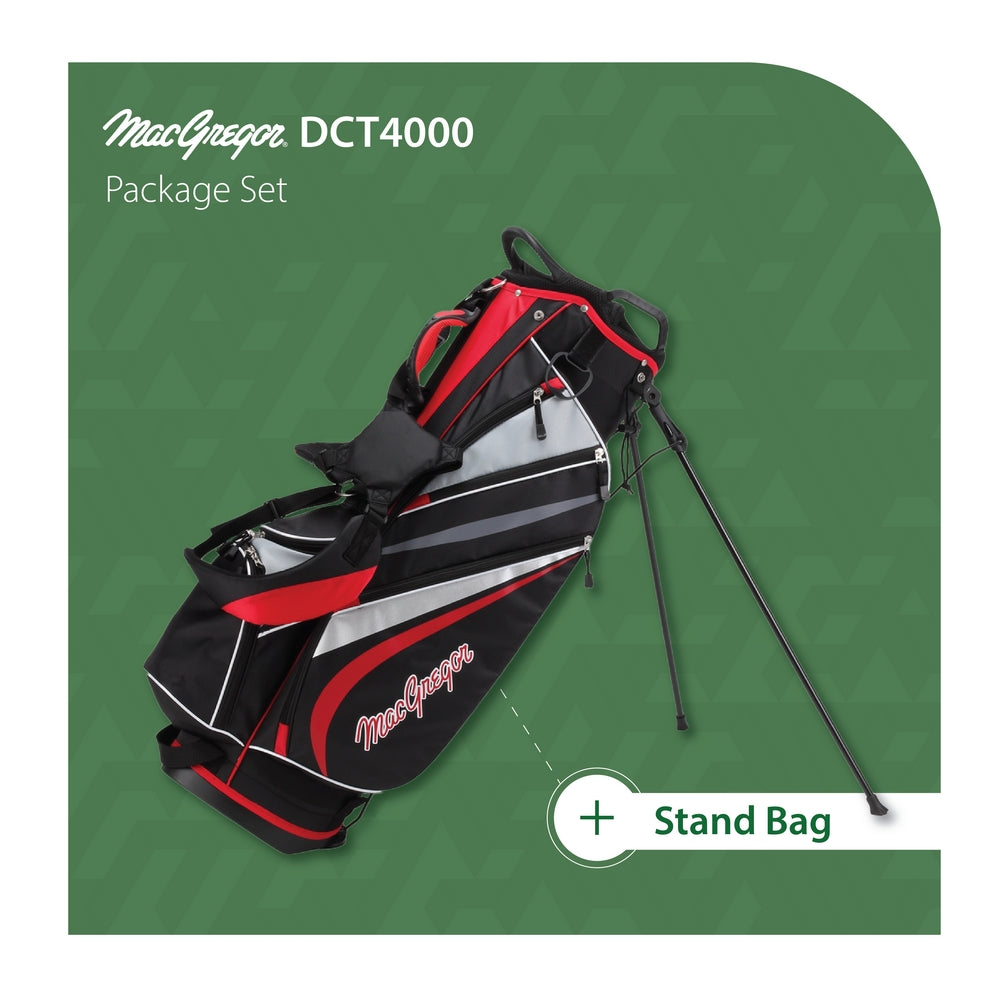 MacGregor Golf DCT4000 Golf Clubs Set with Bag, Mens Left Hand (9 Clubs / 13 Pieces)