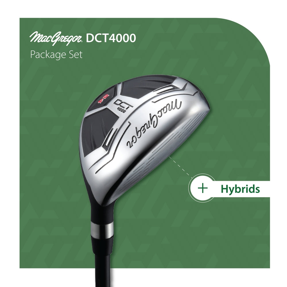 MacGregor Golf DCT4000 Golf Clubs Set with Bag, Mens Right Hand (12 Clubs / 16 Pieces)