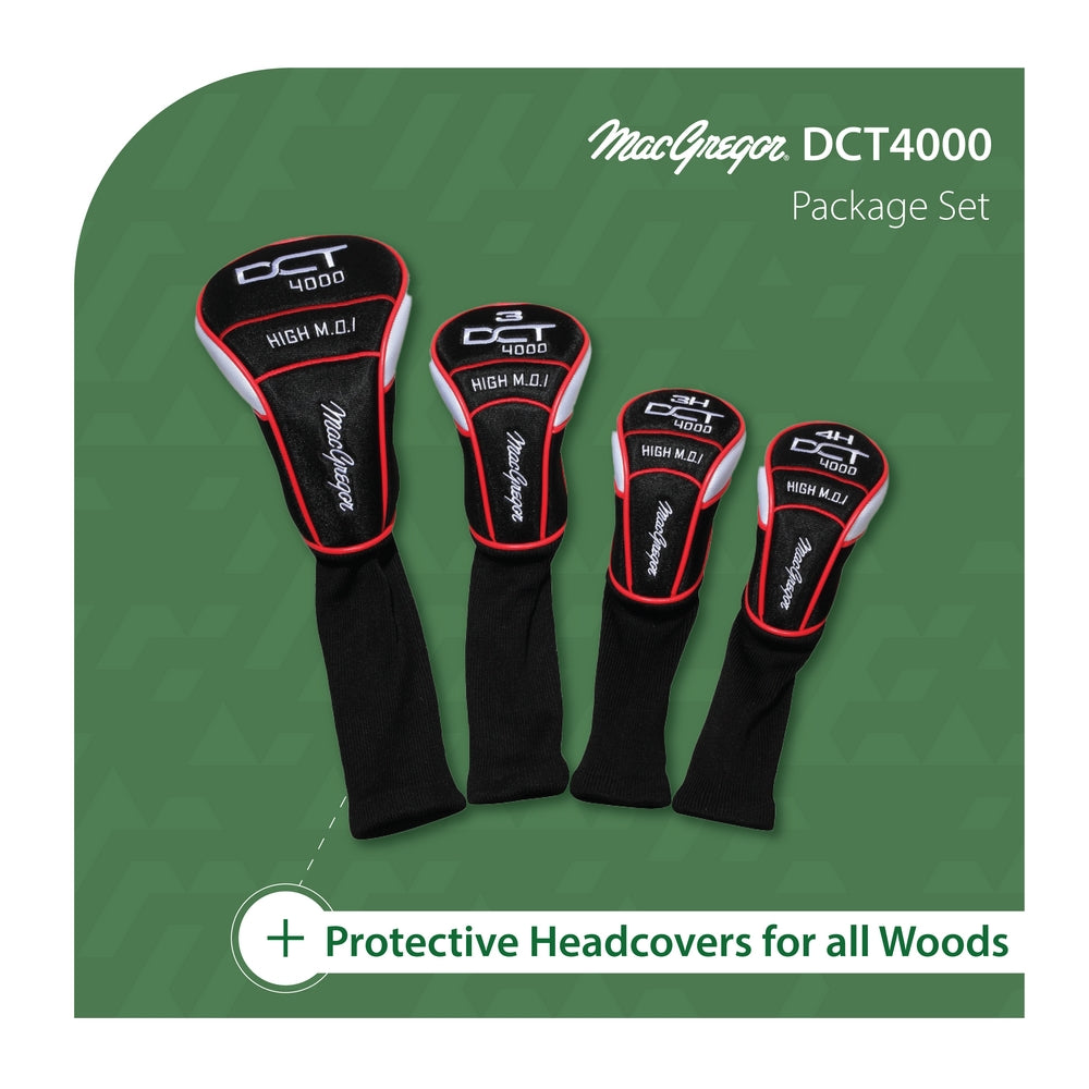 MacGregor Golf DCT4000 Golf Clubs Set with Bag, Mens Right Hand (12 Clubs / 16 Pieces)