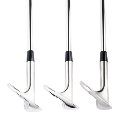 Tour Grind Milled Face Golf Wedge Set, Chrome, Mens Right Hand